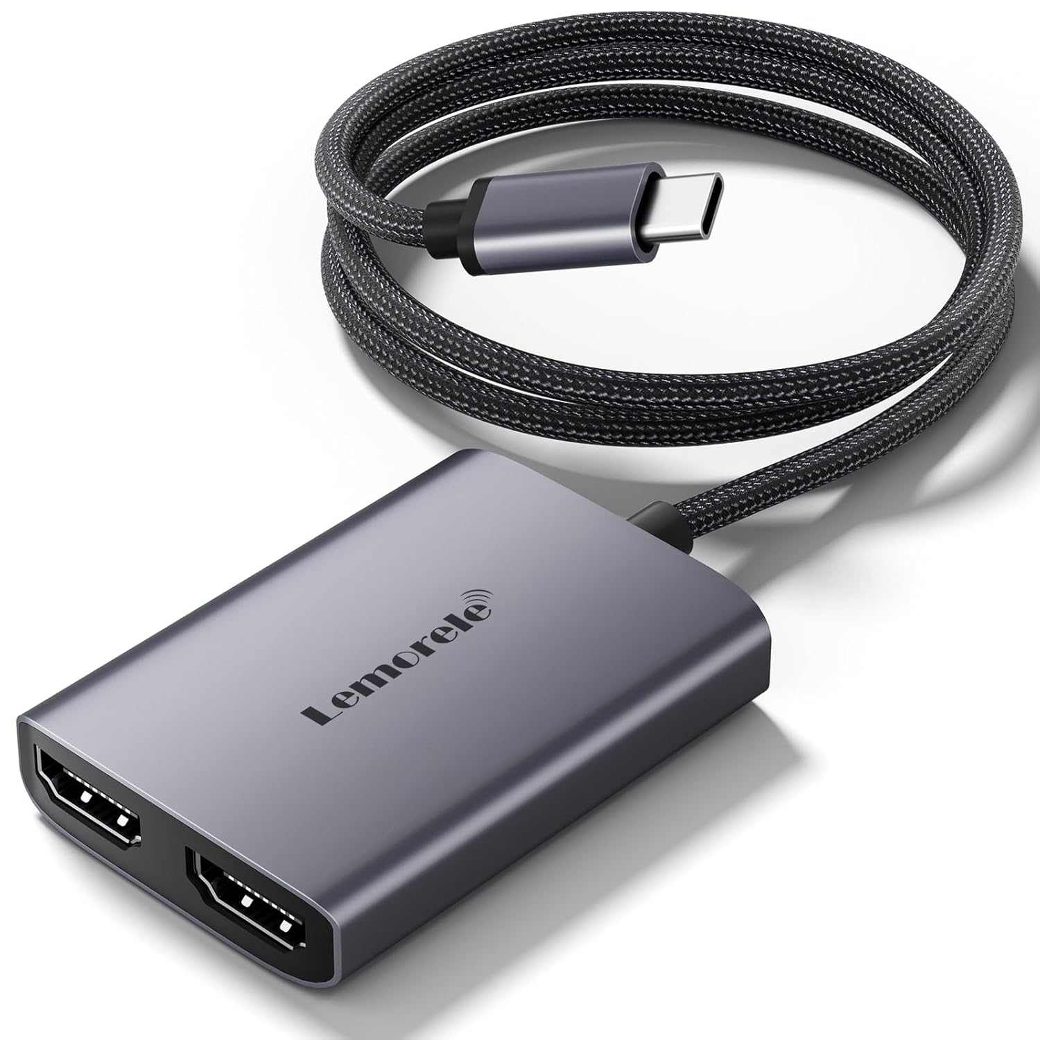 Lemorele USB C to Dual HDMI Adapter 4K